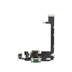 Order the charging port flex cable for iPhone 11 Pro Max in midnight green. It’s an aftermarket part.