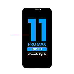 Shop the LCD assembly for iPhone 11 Pro Max, aftermarket Incell/QV6, IC transfer eligible.