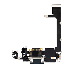 Order the charging port flex cable in Midnight Green for iPhone 11 Pro, aftermarket.

