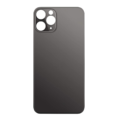 Grab the wholesale deals on the back glass with bigger camera hole for iPhone 11 Pro, no logo, in Space Gray.

