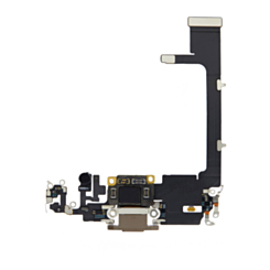 Shop the charging port flex cable in gold for iPhone 11 Pro, OEM pull.

