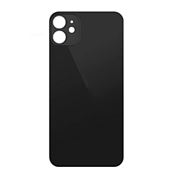 Grab the wholesale deals on the black back glass for iPhone 12 with a bigger camera hole and no logo.
