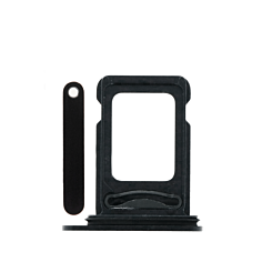 Order the dual SIM card tray for iPhone 12 in black.
