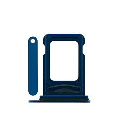 Purchase the dual SIM card tray for iPhone 12 in blue.

