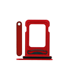 Buy the dual SIM card tray for iPhone 12 in red.
