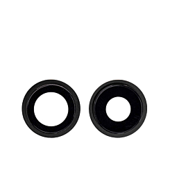 Buy the Back Camera Lens with Bracket Black 2 Piece Set Premium for iPhone 12 and 12 Mini.
