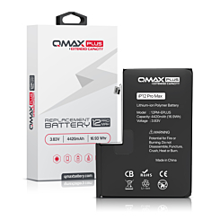 Grab the wholesale deals on the QMAX Plus Extended Capacity Replacement Battery for iPhone 12 Pro Max 4420 mAH.

