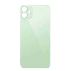 Back Glass with Bigger Camera Hole for iPhone 12 Mini (NO LOGO) (GREEN)