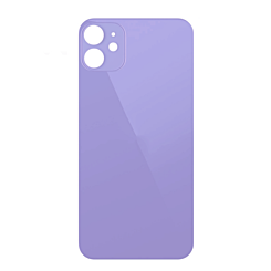Order the Back Glass with Bigger Camera Hole No Logo Purple for iPhone 12 Mini.

