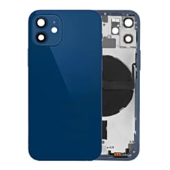 Back Housing Frame with Small Components Pre-Installed for iPhone 12 Mini (NO LOGO) (International) (BLUE)