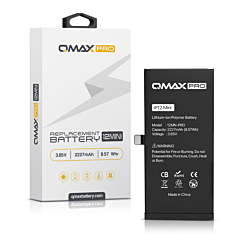 QMAX Pro Replacement Battery for iPhone 12 Mini (2227 mAh) (Only Ground Shipping)