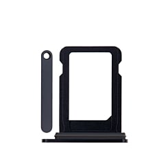 Single Sim Card Tray for iPhone 12 Mini (BLACK)