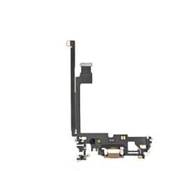 Purchase the iPhone 12 Pro Max Charging Port Flex Cable GOLD OEM PULL.

