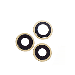 Stock up on the Back Camera Lens with Bracket for iPhone 12 Pro Max GOLD 3 Piece Set Premium.

