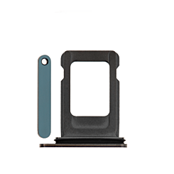 Order the single SIM card tray in blue for iPhone 13 Pro Max, 13 Pro, 12 Pro Max, and 12 Pro.


