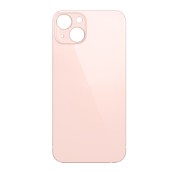 Buy the Back Glass with Bigger Camera Hole for iPhone 13 NO LOGO PINK.

