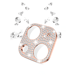 Stock up on the Back Camera Diamond Frame for iPhone 13 Mini and 13 in Rose Gold.