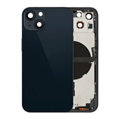 Back Housing Frame with Small Components Pre-Installed for iPhone 13 (NO LOGO) (International) (MIDNIGHT)