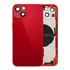 Back Housing Frame with Small Components Pre-Installed for iPhone 13 (NO LOGO) (International) (RED)