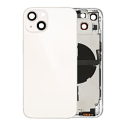 Back Housing Frame with Small Components Pre-Installed for iPhone 13 (NO LOGO) (International) (STARLIGHT)