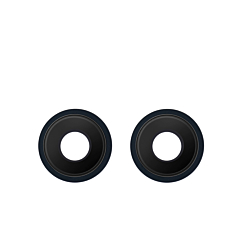 Purchase the Back Camera Lens with Bracket for iPhone 13 and 13 Mini in Black, 2 Piece Set, Premium.