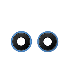 Grab the wholesale deals on the Back Camera Lens with Bracket for iPhone 13 and 13 Mini in Blue, 2 Piece Set, Premium.