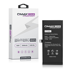 Shop the QMAX Prime Extended Capacity Replacement Battery for iPhone 13 Mini Spot Weld Not Required 2550 mAH.