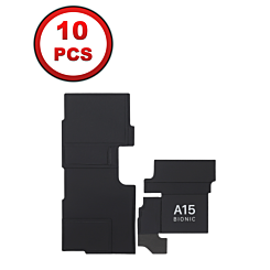 Order the 2-piece mainboard heat shield set, pack of 10, for iPhone 13 Pro Max.

