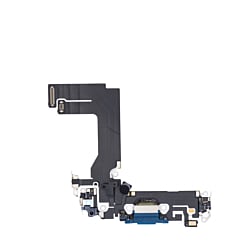 Buy the Charging Port Flex Cable for iPhone 13 Mini Blue Aftermarket.
