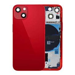 Grab the wholesale deals on the Back Housing Frame with Small Components Pre-Installed for iPhone 13 Mini No Logo US Version Red.

