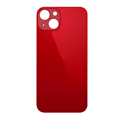 Buy the Back Glass with Bigger Camera Hole for iPhone 13 Mini No Logo Red.