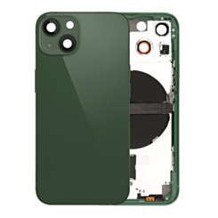 Back Housing Frame with Small Components Pre-Installed for iPhone 13 Mini (NO LOGO) (International) (GREEN)
