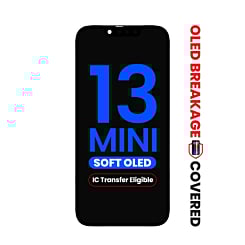 Stock up on the OLED Assembly for iPhone 13 Mini Aftermarket QV8 Soft IC Transfer Eligible with Exclusive OLED Breakage Warranty.

