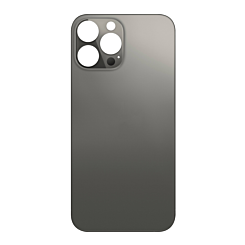 Purchase the Back Glass with Bigger Camera Hole for iPhone 13 Pro NO LOGO GRAPHITE.
