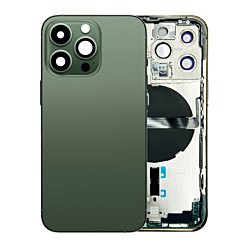 Shop the Back Housing Frame with Small Components Pre-Installed for iPhone 13 Pro NO LOGO US Version ALPINE GREEN.
