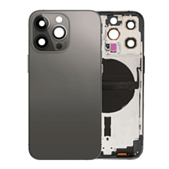 Back Housing Frame with Small Components Pre-Installed for iPhone 13 Pro (NO LOGO) (International) (GRAPHITE)