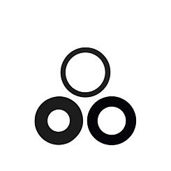 Stock up on the 3-piece set of aftermarket back camera lenses with adhesive tape, pack of 5, for iPhone 13 Pro Max and 13 Pro.

