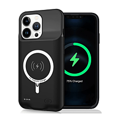 Slim Charging Case with Msafe Charging (8500 mAh) for iPhone 13 Pro Max (Only Ground Shipping)