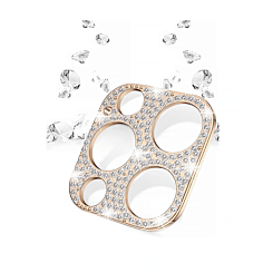 Stock up on the gold back camera diamond frame for iPhone 13 Pro and 13 Pro Max.

