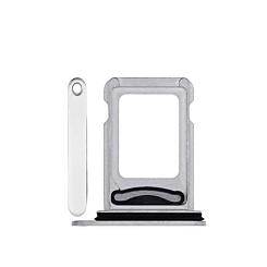 Buy the silver dual SIM card tray for iPhone 13 Pro and 13 Pro Max.

