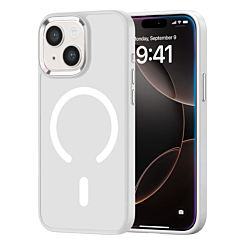 New Magnetic Wireless Charging Case with IC Chip (WHITE) for iPhone 13 / 14 (Only Ground Shipping)