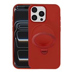 Pastel Shield Carbon Fiber Magnetic Kickstand Case (BURGUNDY) for iPhone 13 / 14 /16e/ 17e (Only Ground Shipping)