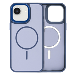 Dual Layer MagSafe Armor Case (NAVY BLUE) for iPhone 13 / 14 / 16e / 17e (Only Ground Shipping)