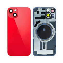 Buy the red back glass with frame and MagSafe magnet for iPhone 14, no logo.