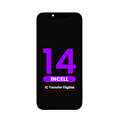 Stock up on the iPhone 14 aftermarket Incell QV7 LCD assembly eligible for IC transfer.