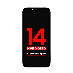 Buy the iPhone 14 aftermarket QV8 hard OLED assembly eligible for IC transfer.