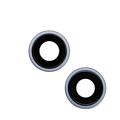 Order the back camera lens with bracket and bezel for the iPhone 14 or 14 Plus — in Blue.
