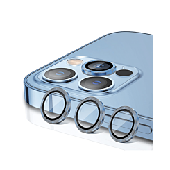 Stock up on the Metal Ring with HD Tempered Glass for iPhone 14 Pro and 14 Pro Max in Blue.
