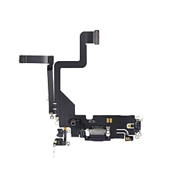 Grab the wholesale deals on the charging port flex cable for iPhone 14 Pro in Deep Purple, OEM pull.
