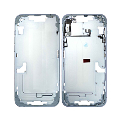 Order the middle frame with small parts for the iPhone 14 Plus — in Blue, US version, OEM pull A grade.